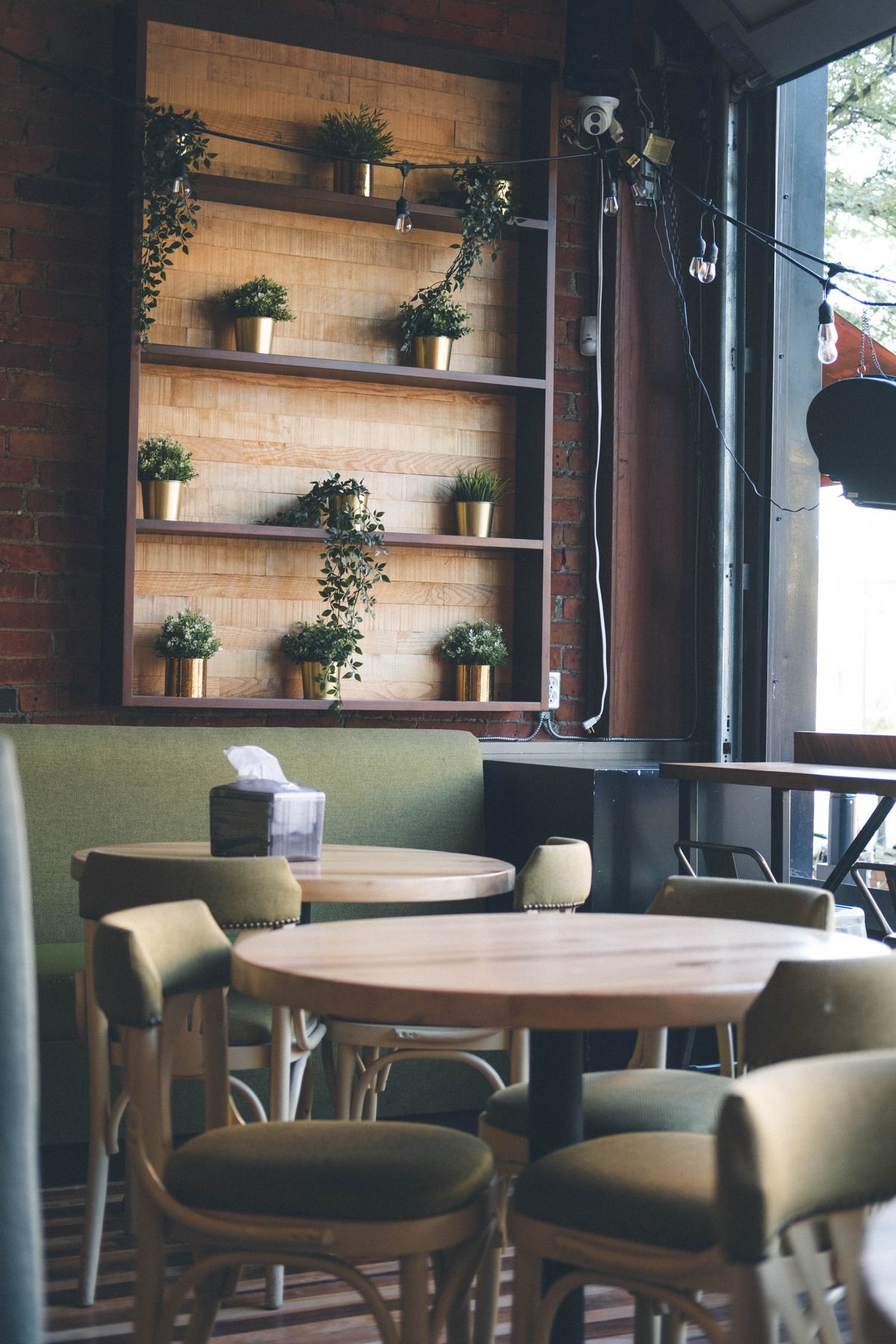 Warm dining room